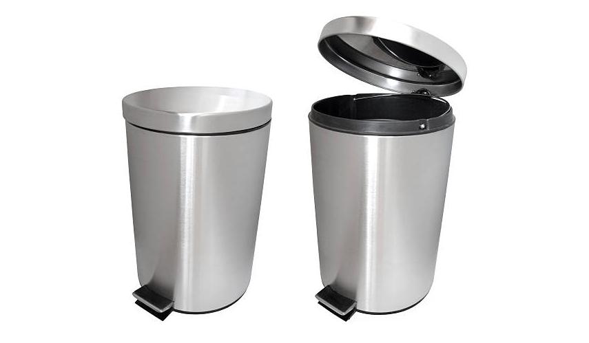 stainless steel kitchen bin